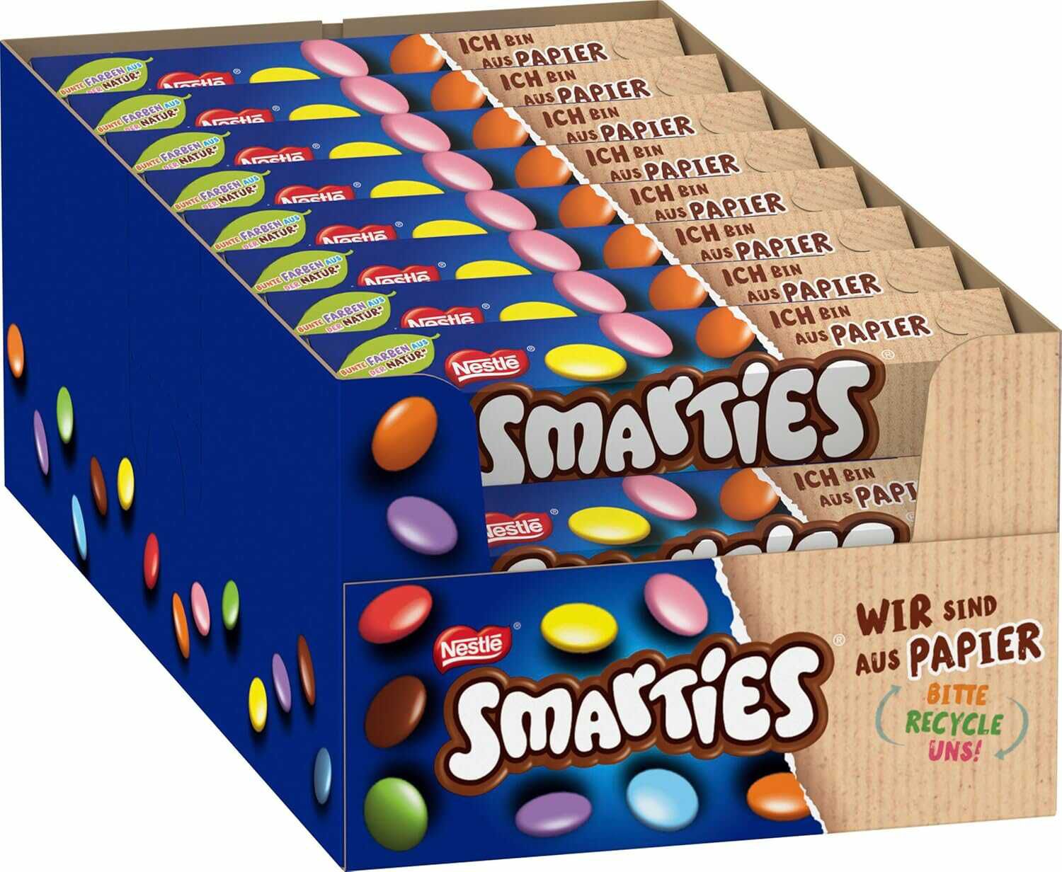 Nestlé SMARTIES Hexagon Rolle, 24er Pack (24 x 38g) im Spar Abo 12,74€ statt  19€