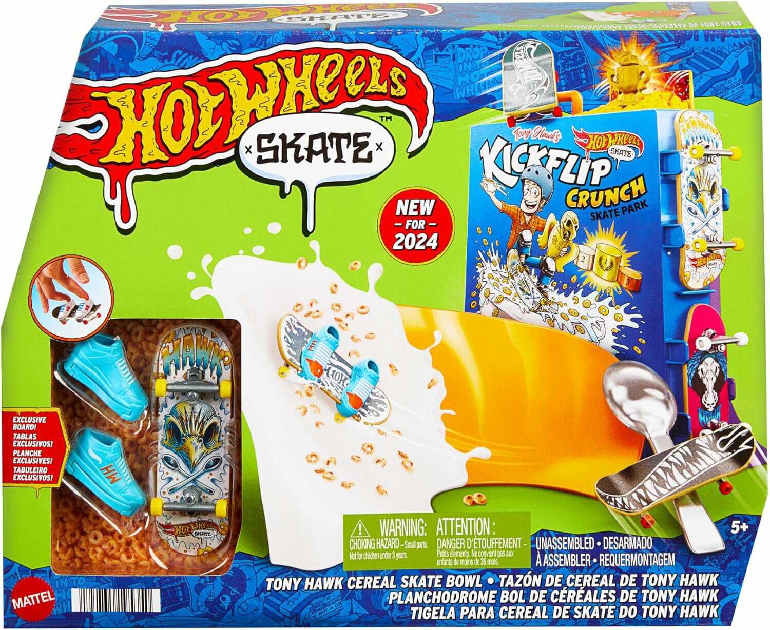 Hot Wheels Skate Tony Hawk Müslischalen Fingerboard Set für 10,31€ PVG 19,03€