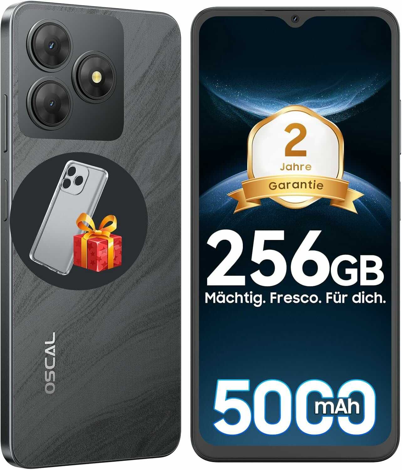 OSCAL Flat 2   Android 12GB Ram 256GB Speicher für 79,99€