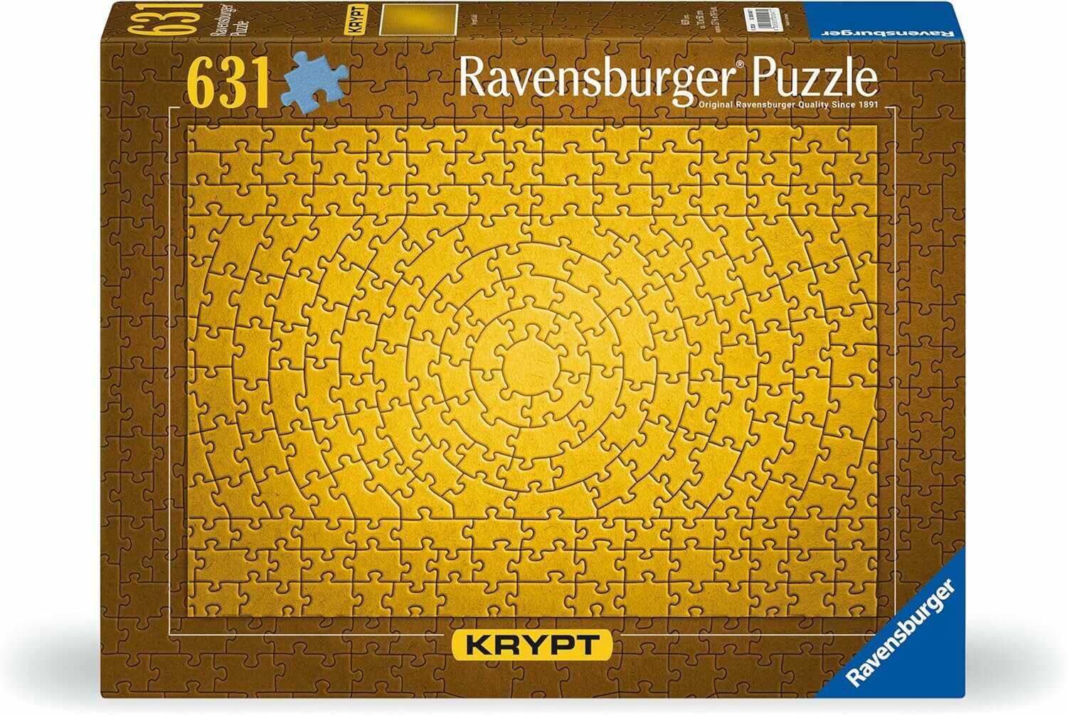 Ravensburger Puzzle 12000047   Krypt Puzzle Gold   Schweres Puzzle, mit 631 Teilen 10,61€ statt 16,99€