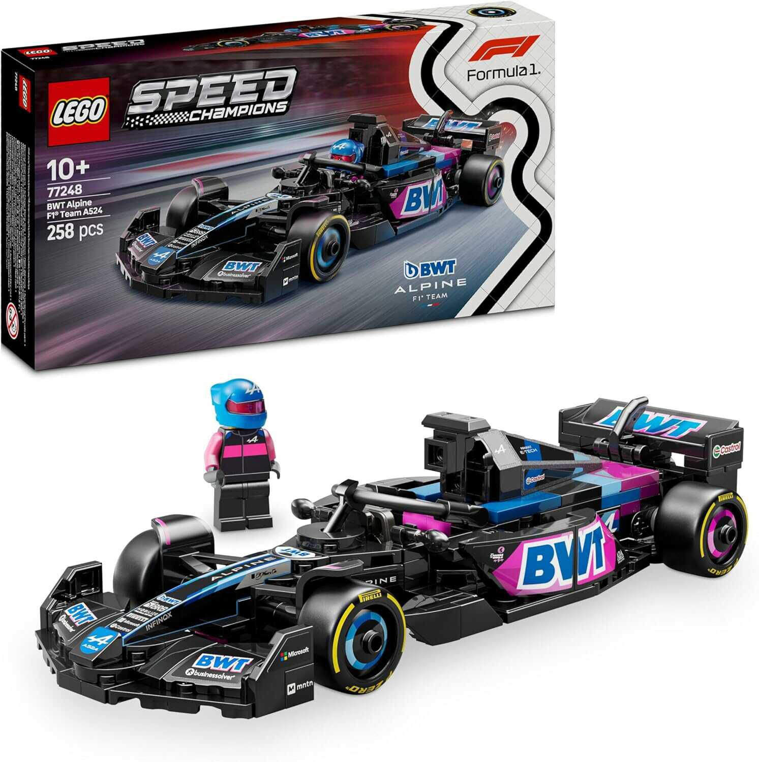 LEGO 77248 Speed Champions BWT Alpine F1 Team A524 14,99€ statt 20,94€ LEGO 77248 Speed Champions BWT Alpine F1 Team A524 14,99€ statt 20,94€