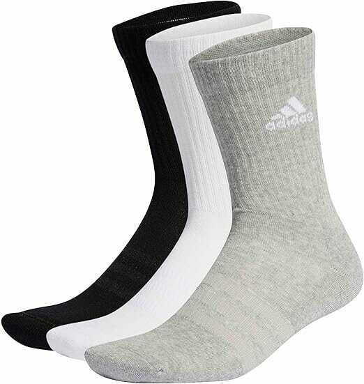 3 Paar Adidas Sportswear Cushioned Crew Socken 6,99€ statt 11,50€
