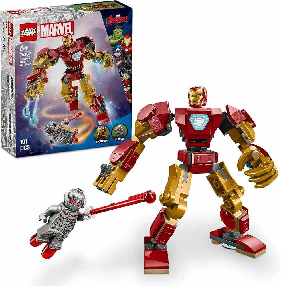 LEGO Marvel Iron Man Mech vs. Ultron 76307 (Prime) 9,24€ statt 12,24€