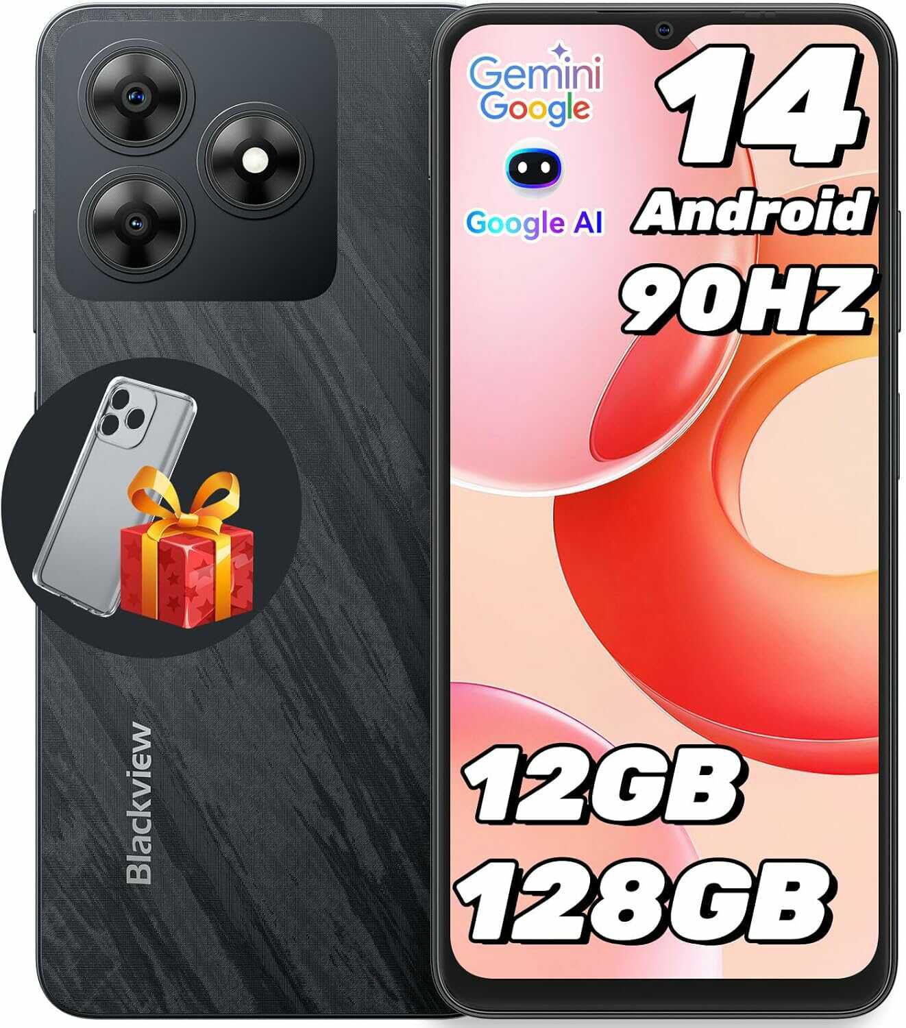 Blackview Wave 8 12/128GB inkl. Displayfolie & Hülle