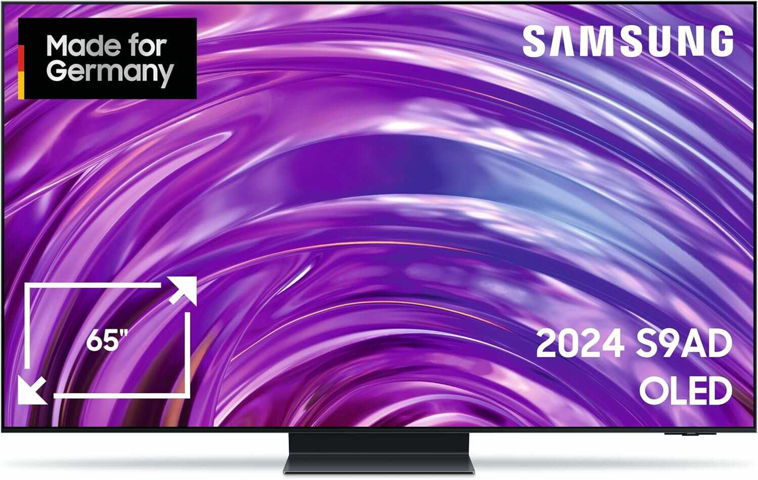 Samsung OLEDGQ65S9AD 4K Fernseher 65 Zoll (163 cm), TV mit Neural Quantum 4K AI Gen2 Prozessor für 1.301,47€ PVG 1.565€