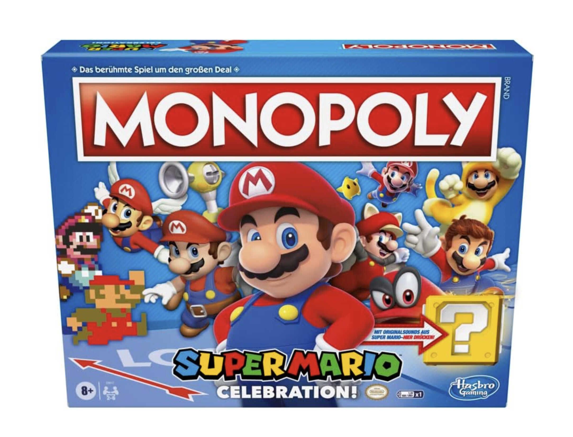Monopoly E9517100 Super Mario Celebration Brettspiel für 19,99€ statt 41,16€ Monopoly E9517100 Super Mario Celebration Brettspiel für 19,99€ statt 41,16€