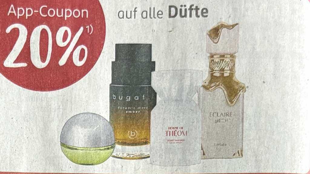 Rossmann 20% auf Düfte, ab Montag Rossmann 20% auf Düfte, ab Montag