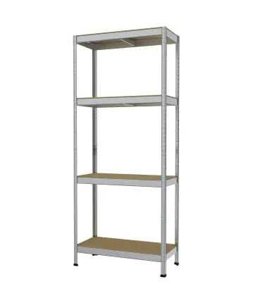 Schwerlastregal 180 x 75 x 35 cm 4 Holzböden 700 kg 18€ statt  19,99€