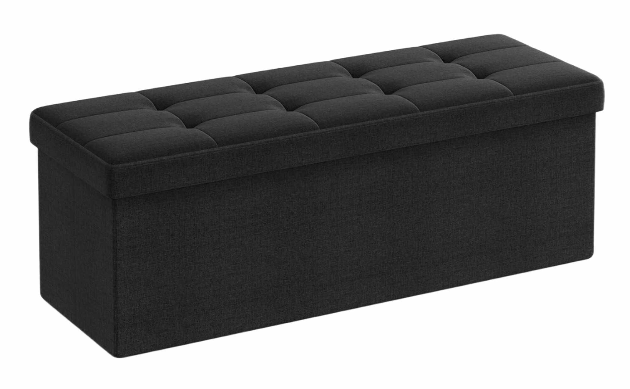 SONGMICS Sitzbank mit Stauraum, 110 x 38 x 38 cm ab 16,99€ statt 33,11€