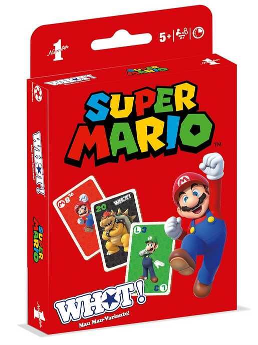 [Prime] WHOT! Mau Mau Variante Super Mario Kartenspiel   4,10€ statt 8,87€