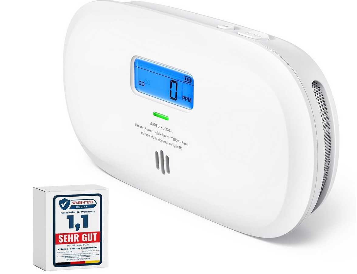 [Prime] X Sense Kohlenmonoxid Melder   15,19€ statt 23,35€