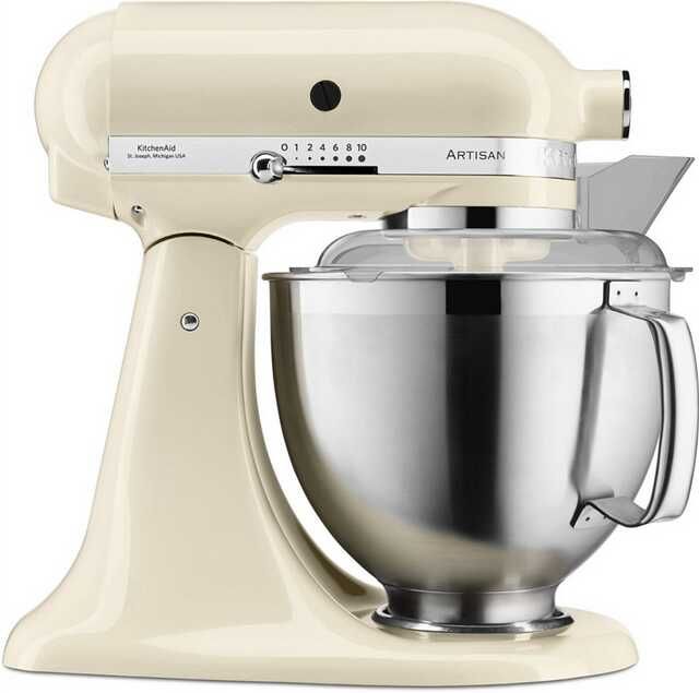 Kitchen Aid 5KSM185PSEAC Küchenmaschine 4,8L   Creme 444€ statt 514,94€