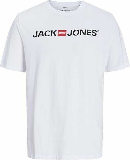 JACK & JONES Logo T-Shirt weiß (XS bis XXL) – 6,99€ statt 11,68€ JACK & JONES Logo T Shirt weiß (XS bis XXL) – 6,99€ statt 11,68€