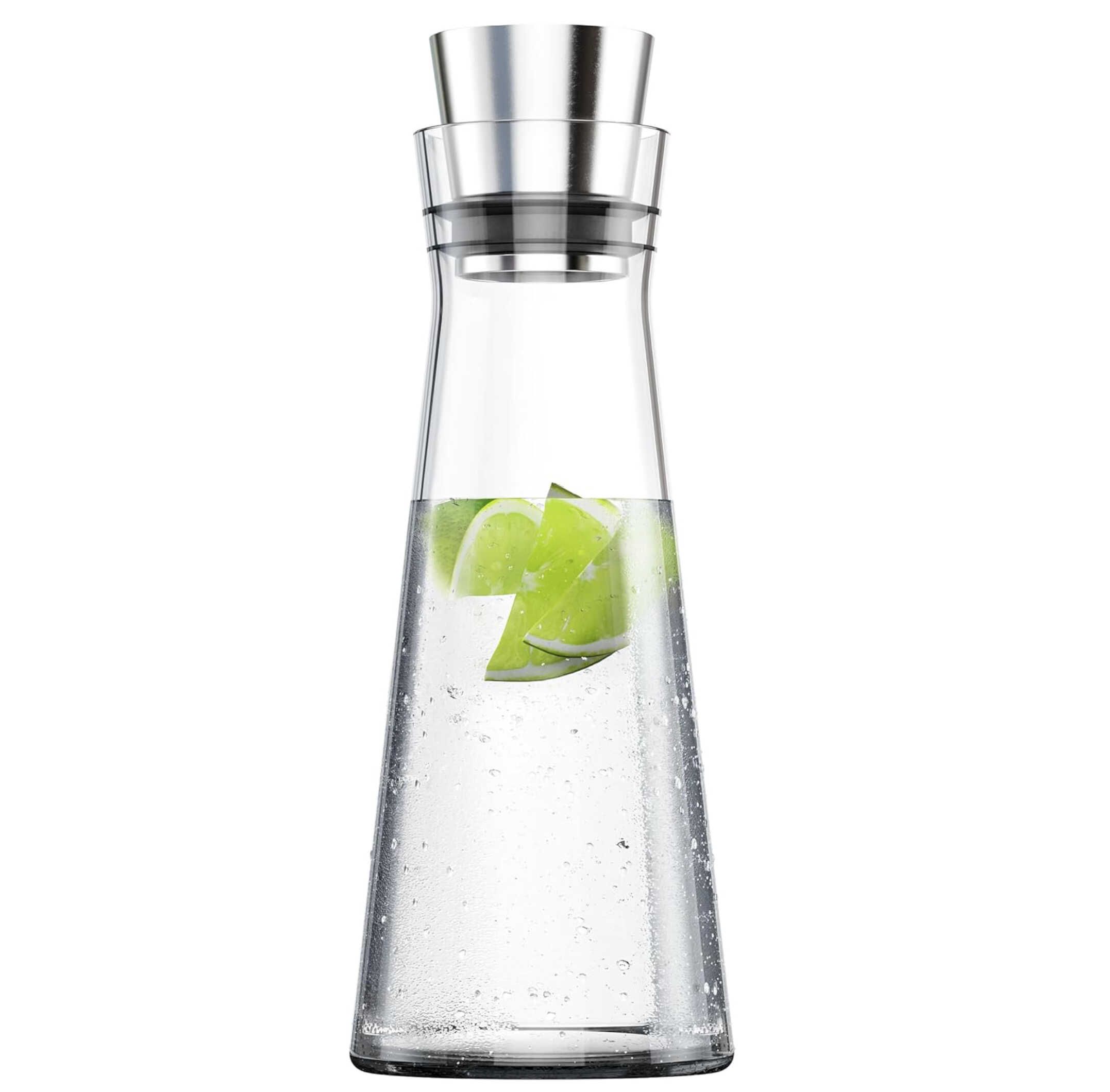 Emsa 515675 Flow Slim Glaskaraffe, 1 Liter für 16,94€ statt 26,72€