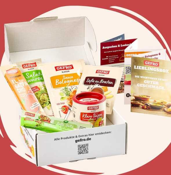 GEFRO Probierpaket Klassik gratis testen (kostenlos, keine Versandkosten) GEFRO Probierpaket Klassik gratis testen (kostenlos, keine Versandkosten)