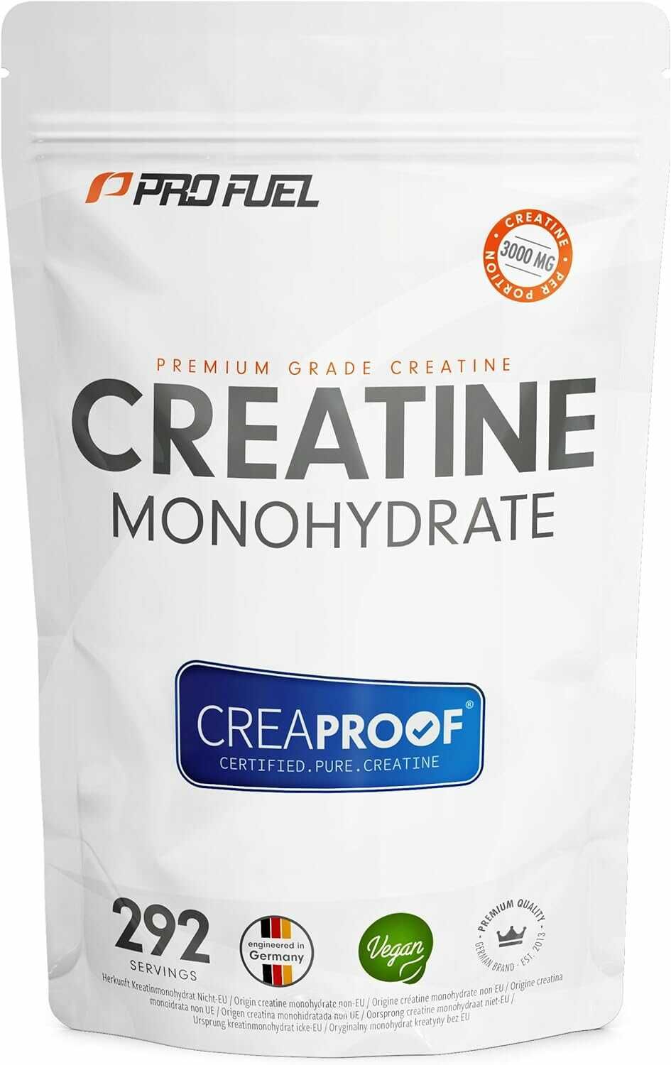 ProFuel Kreatin CREAPROOF Creatin Monohydrat 1000g 15,95€ statt 21,95€