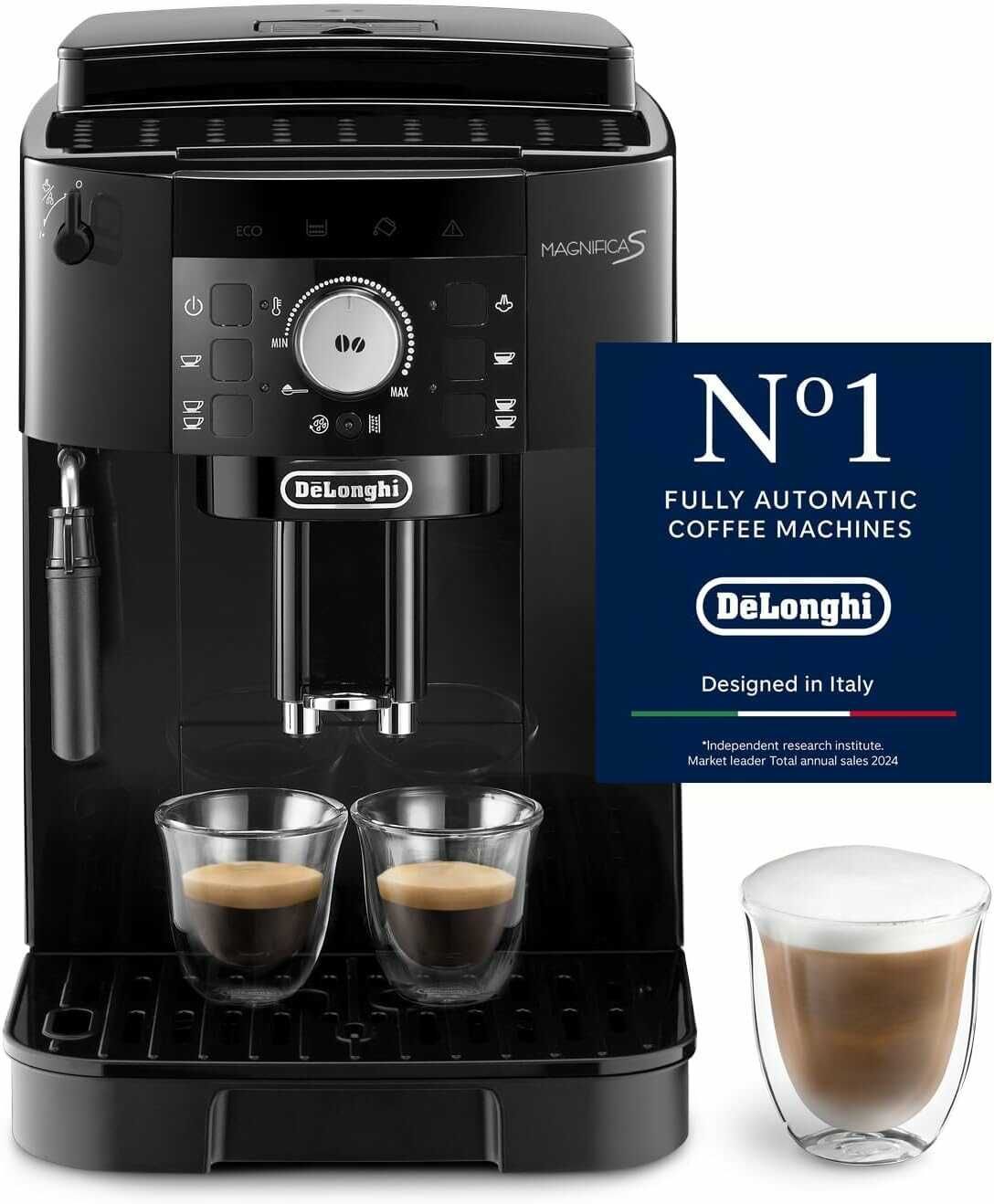 De’Longhi Magnifica S   Perfetto Kaffeevollautomat mit klassischem Milchaufschäumer 269,99€ statt 374,97€
