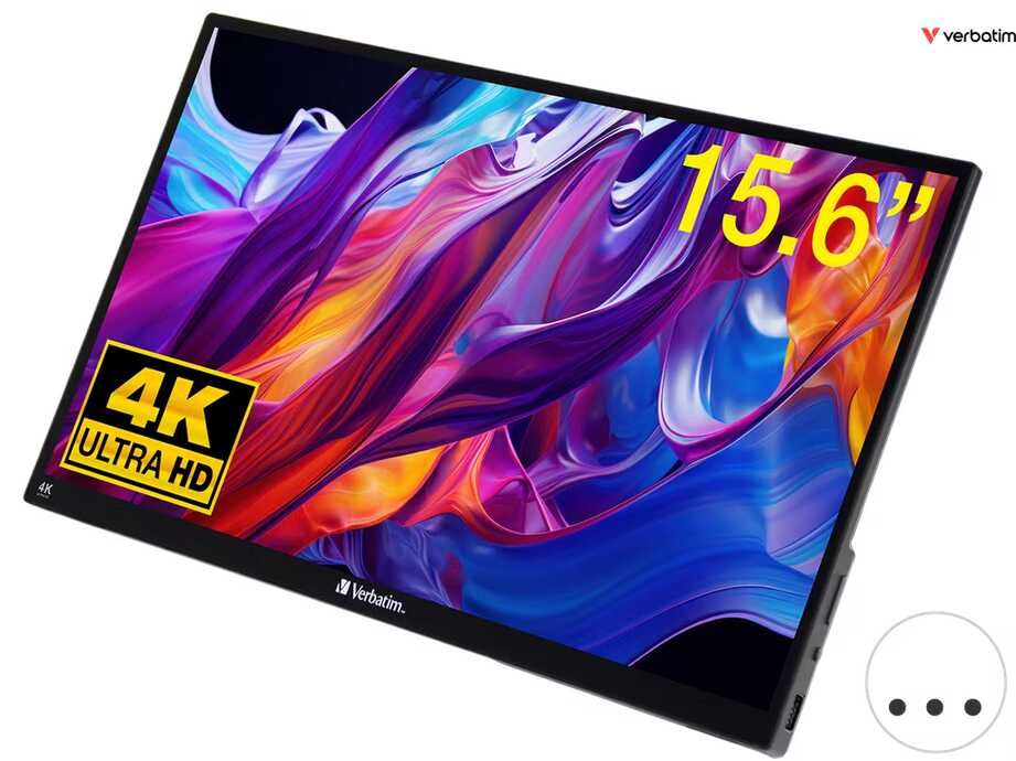 Verbatim PMT-15-4K tragbarer Touchscreen-Monitor 204,95€ statt 251€ Verbatim PMT 15 4K tragbarer Touchscreen Monitor 204,95€ statt 251€