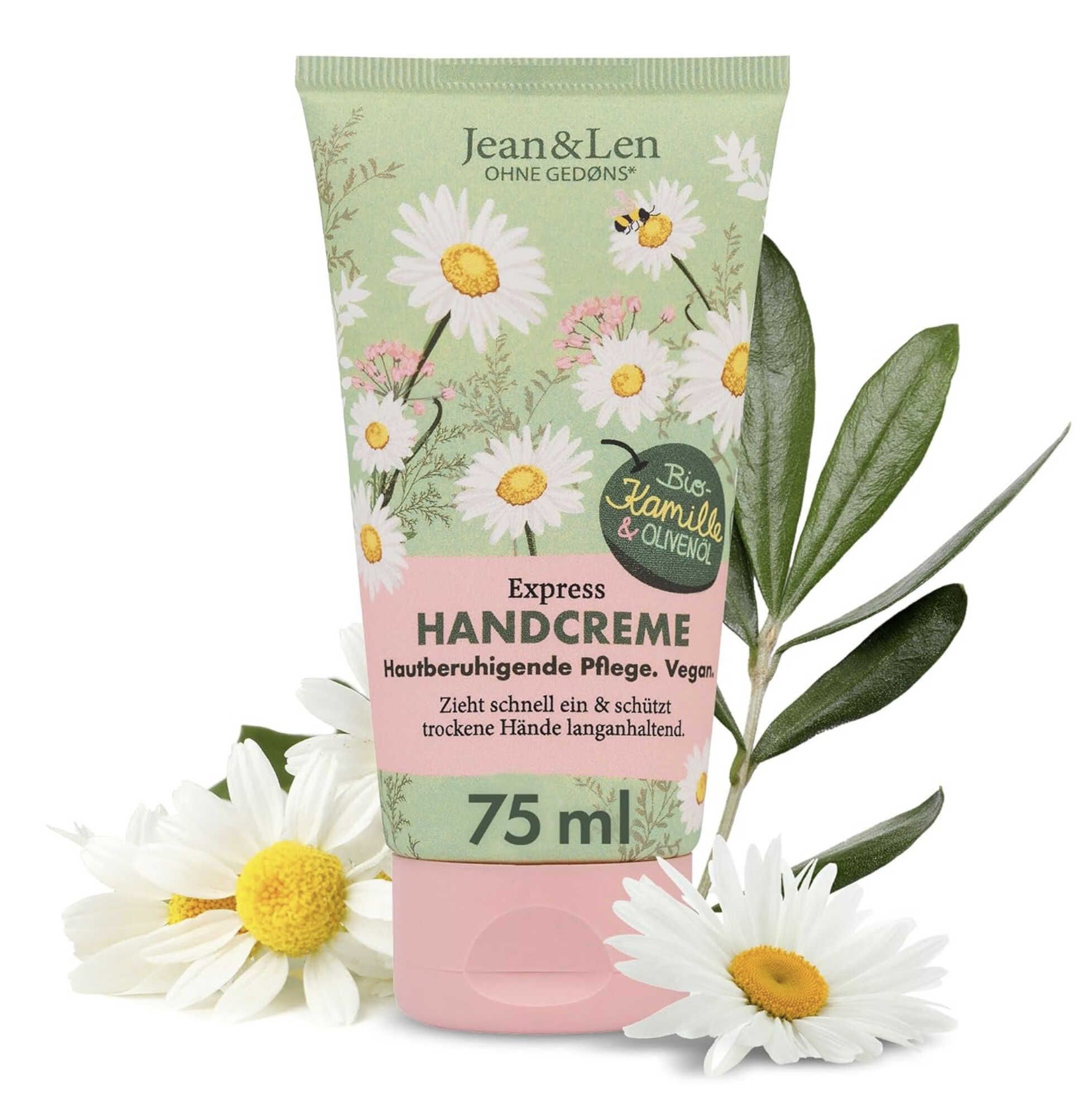 Jean & Len Handcreme Kamille & Olivenöl für 1,75€ statt 2,99€