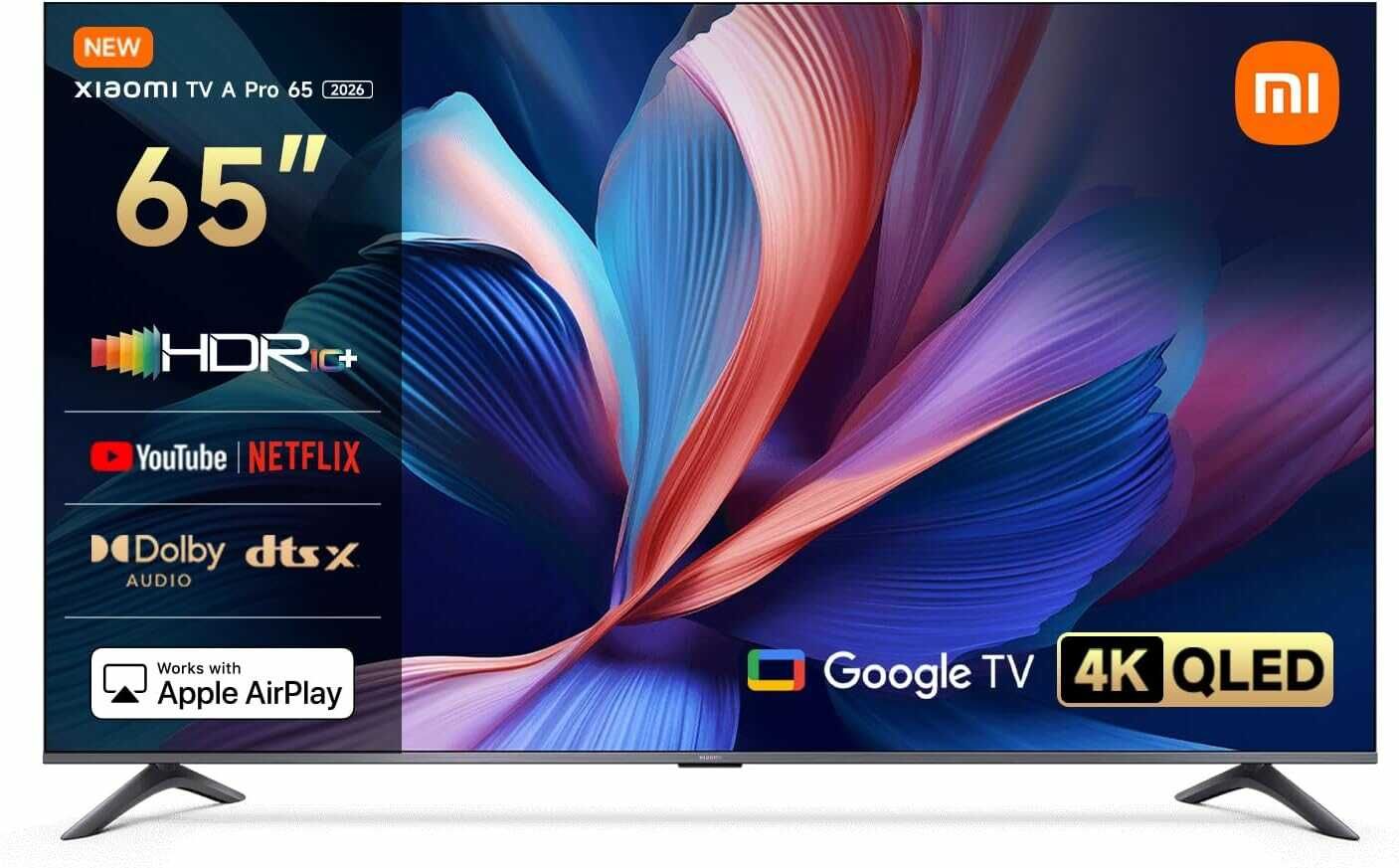 XIAOMI A Pro, 65 (165 cm), Modell 2026, 4K UHD QLED 399,99€ statt 449€