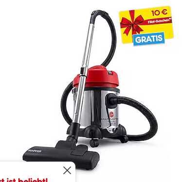 HOOVER TWDH 1400 Nass-/Trockensauger + 10 € Filial-Gutschein Gratis 35,94€ statt 62,99€ HOOVER TWDH 1400 Nass /Trockensauger + 10 € Filial Gutschein Gratis 35,94€ statt 62,99€