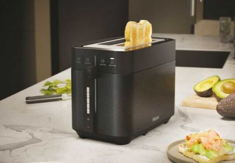 Haier I Master Serie 5 Toaster HTO5A3 011 (1150 W / 7 Bräunungsgrade / Deckel gegen Staub) für 49€ statt 74,99€