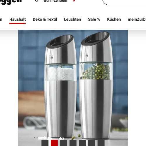 WMF Elektromühlen-Set 2tlg. 59,25€ statt 82,50€ WMF Elektromühlen Set 2tlg. 59,25€ statt 82,50€