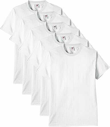 5er Pack XL: Fruit of the Loom Herren T Shirt  12,89€ statt 16,99€