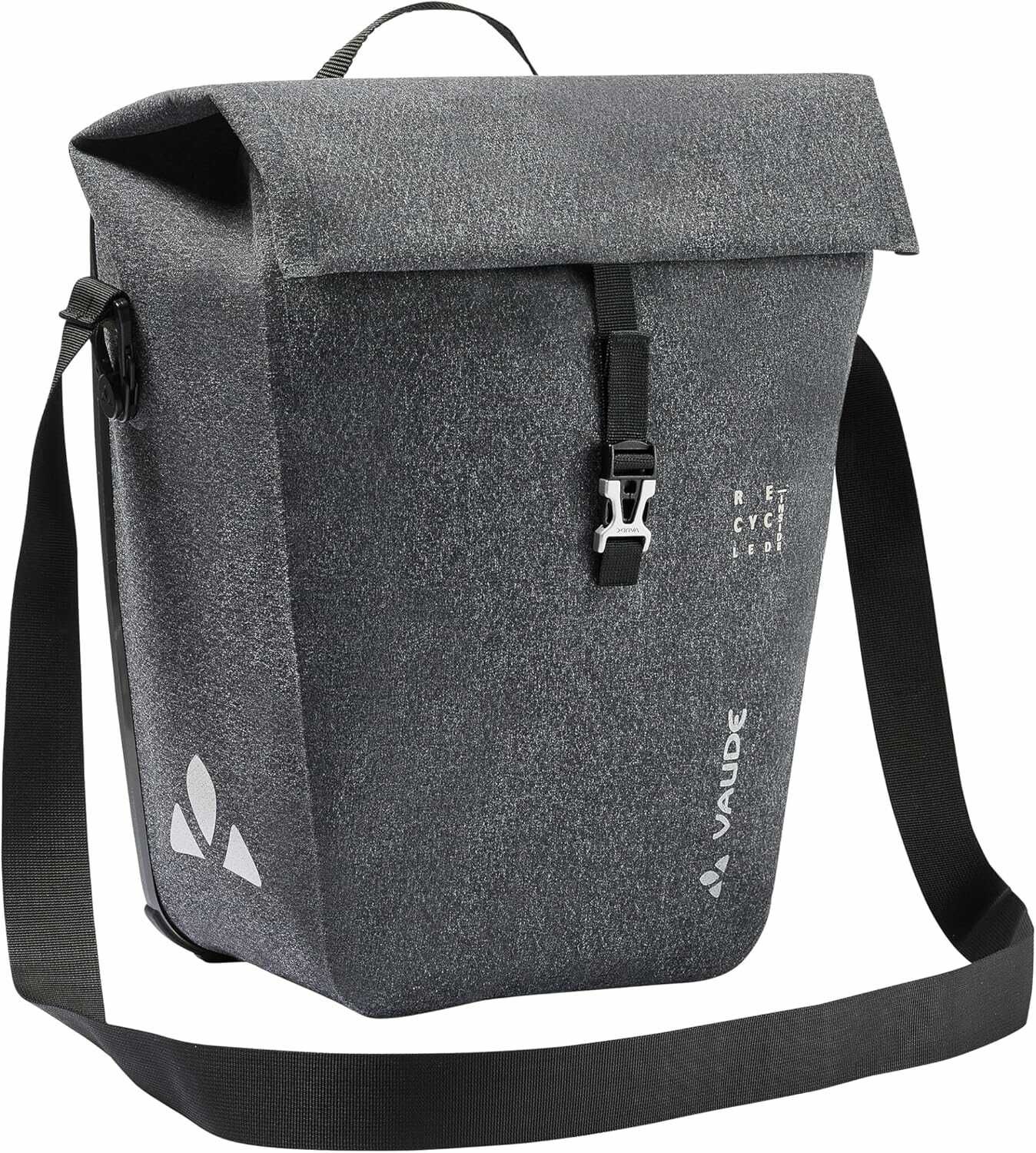 VAUDE ReCycle Pro Single Black / Fahrrad / Gepäckträgertasche (22 L, wasserdicht)  44,06€ statt  66,35€