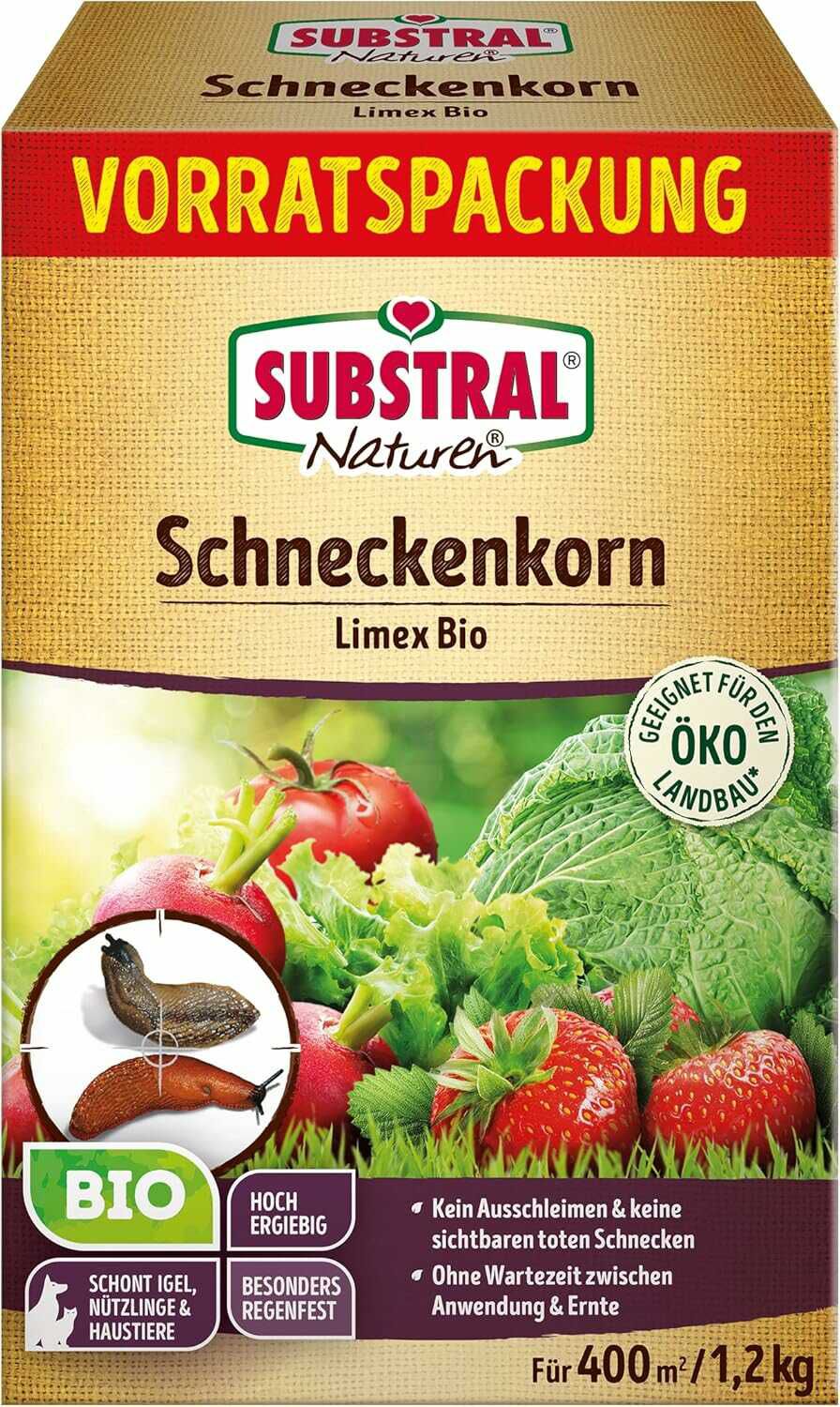 Substral Naturen Schneckenkorn Limex Bio 1,2kg 10,99€ statt  14,99€
