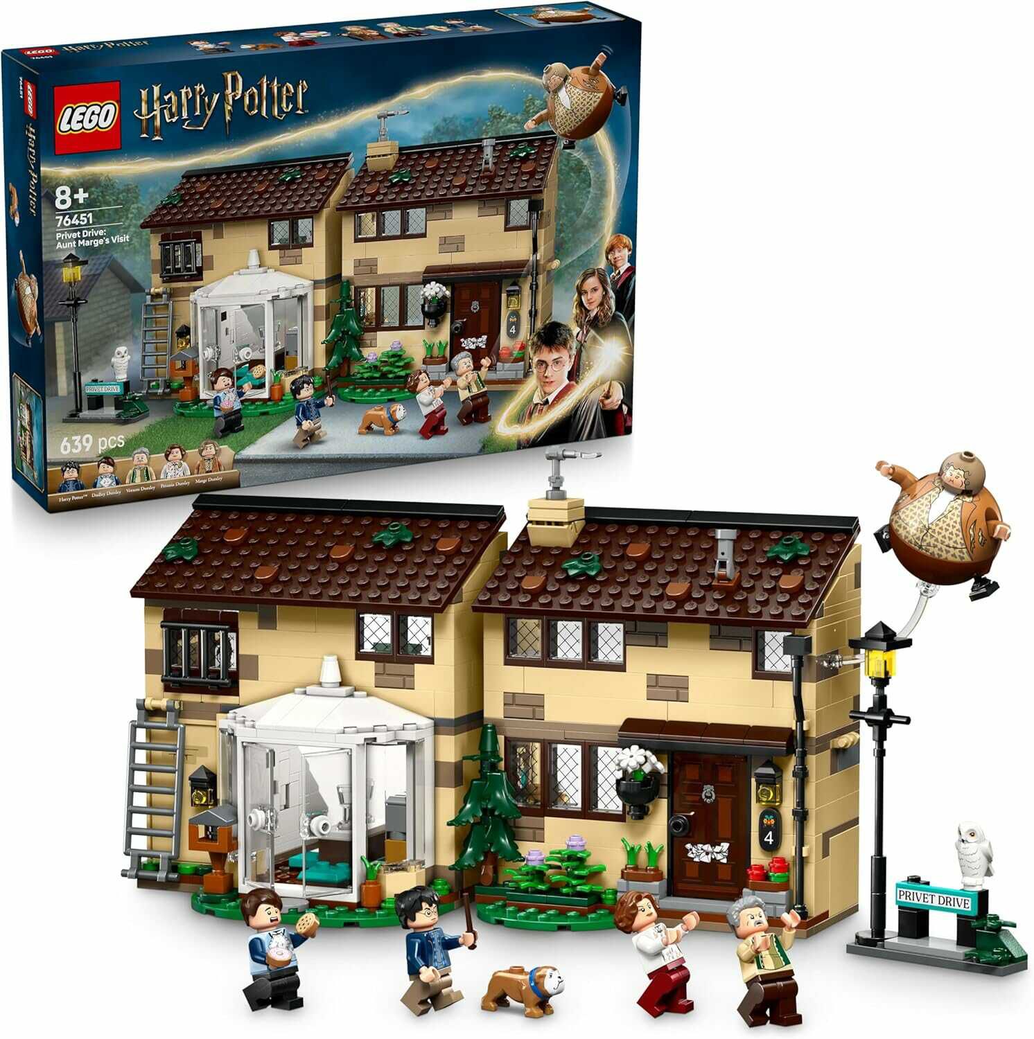 LEGO 76451 Harry Potter Ligusterweg: Tante Magdas Besuch, Konstruktionsspielzeug für 53,90€ PVG 62,99€