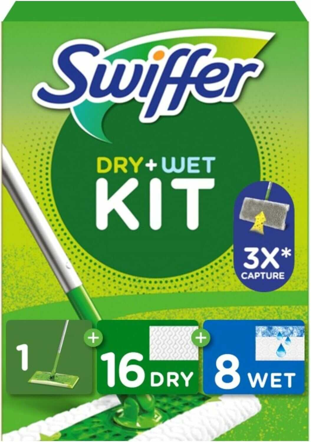Swiffer Bodenwischer Dry & Wet XXL Starter-Set 13,99€ statt 19,99€ Swiffer Bodenwischer Dry & Wet XXL Starter Set 13,99€ statt 19,99€