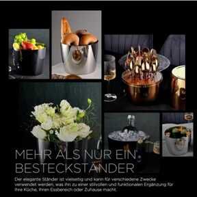 MasterPro „The Drop“ Besteckset 24 tlg. mit Halter