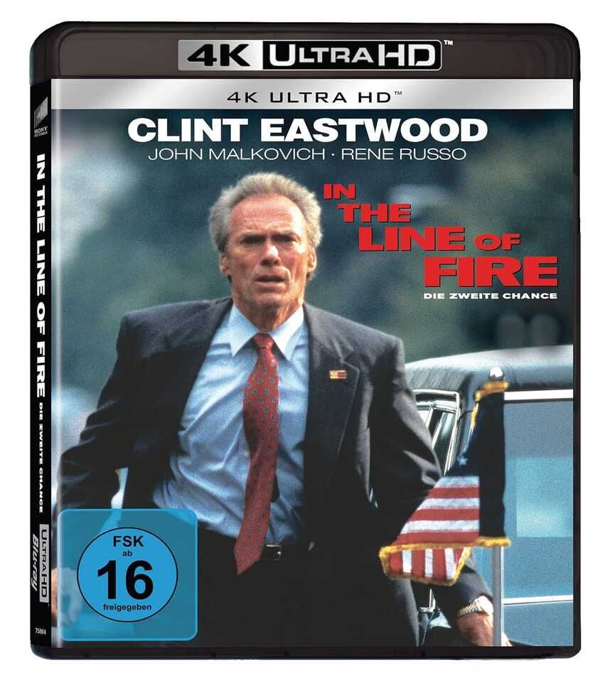 [Prime] In the Line of Fire   Die zweite Chance (4K UHD)   14,99€ statt 17,09€