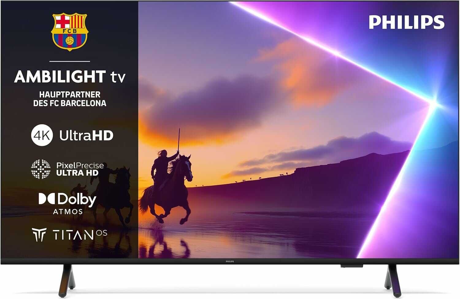 [Amazon] Philips Ambilight 50PUS8500 (50 Zoll) 4K QLED Smart TV für 329,99€ statt 379,99€