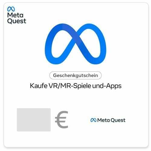 15% Rabatt auf alle Meta Quest Geschenkgutscheine ab 30€ (Amazon Prime) für für Apps, Spiele (VR)