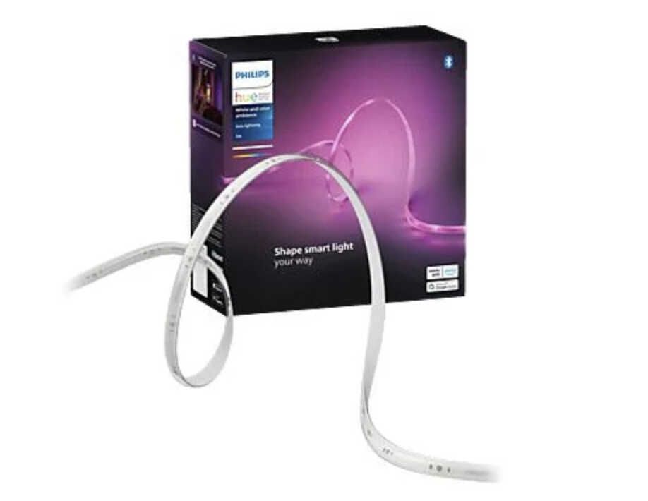 PHILIPS Hue Lightstrip Solo 5 m Smarter Lightstrip für 36€ statt 66,97€