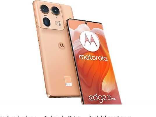 [MM/Saturn] Motorola Edge 50 Ultra Peach Fuzz Smartphone  509,15€ statt 644,99€