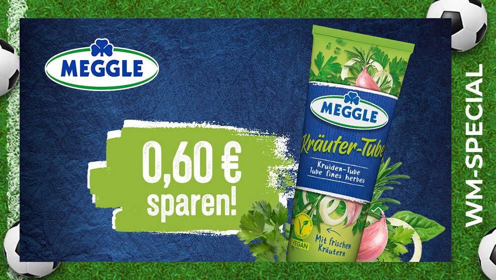 0,60€ Cashback MEGGLE Tuben