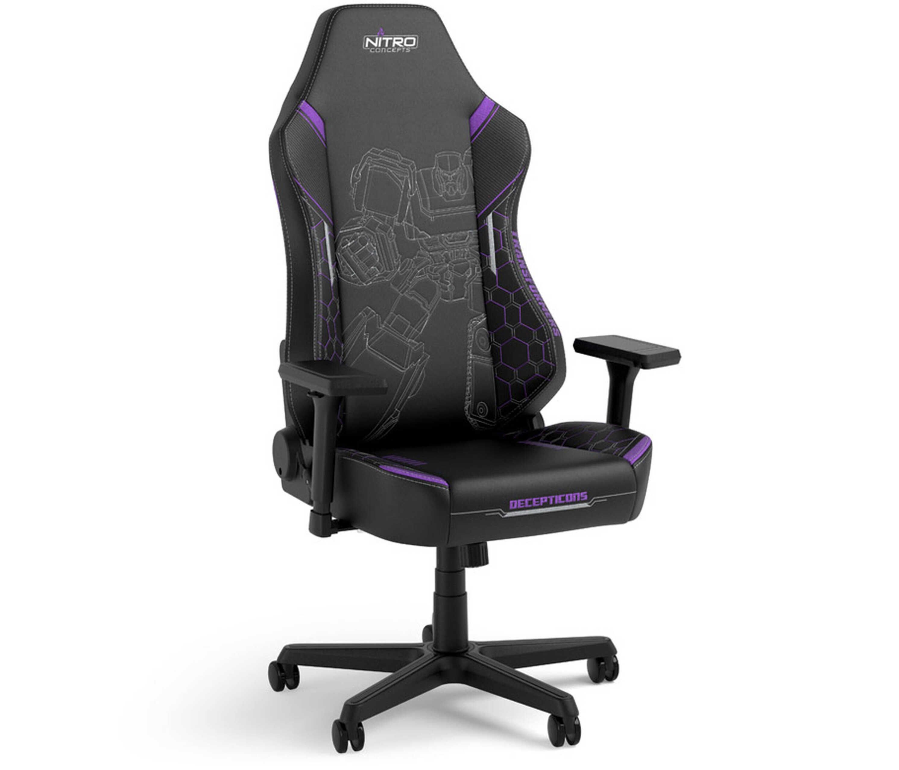 Nitro Concepts X1000 Gaming Stuhl - Transformers Decepticons Edition für 129,90€ statt 264,34€ Nitro Concepts X1000 Gaming Stuhl Transformers Decepticons Edition für 129,90€ statt 264,34€