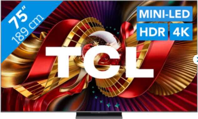 TCL SQD Mini-LED 75 Zoll C89L (2026) 1.699€ statt 1.899€ TCL SQD Mini LED 75 Zoll C89L (2026) 1.699€ statt 1.899€