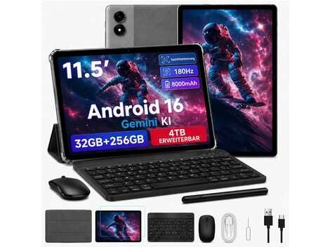 TABWEE T70 Tablet + Hülle + Tastatur 130,99€ statt 166€