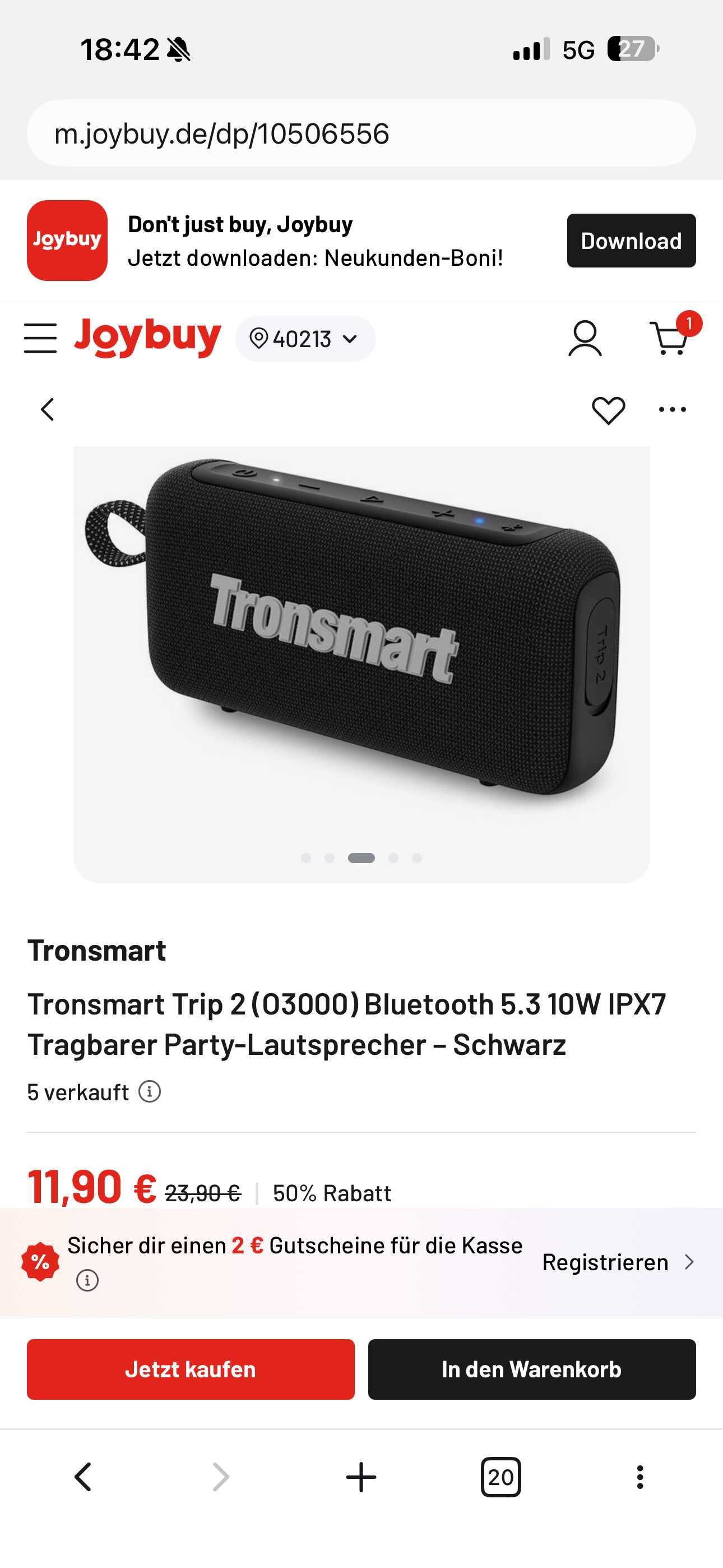 Tronsmart Bluetooth Lautsprecher
