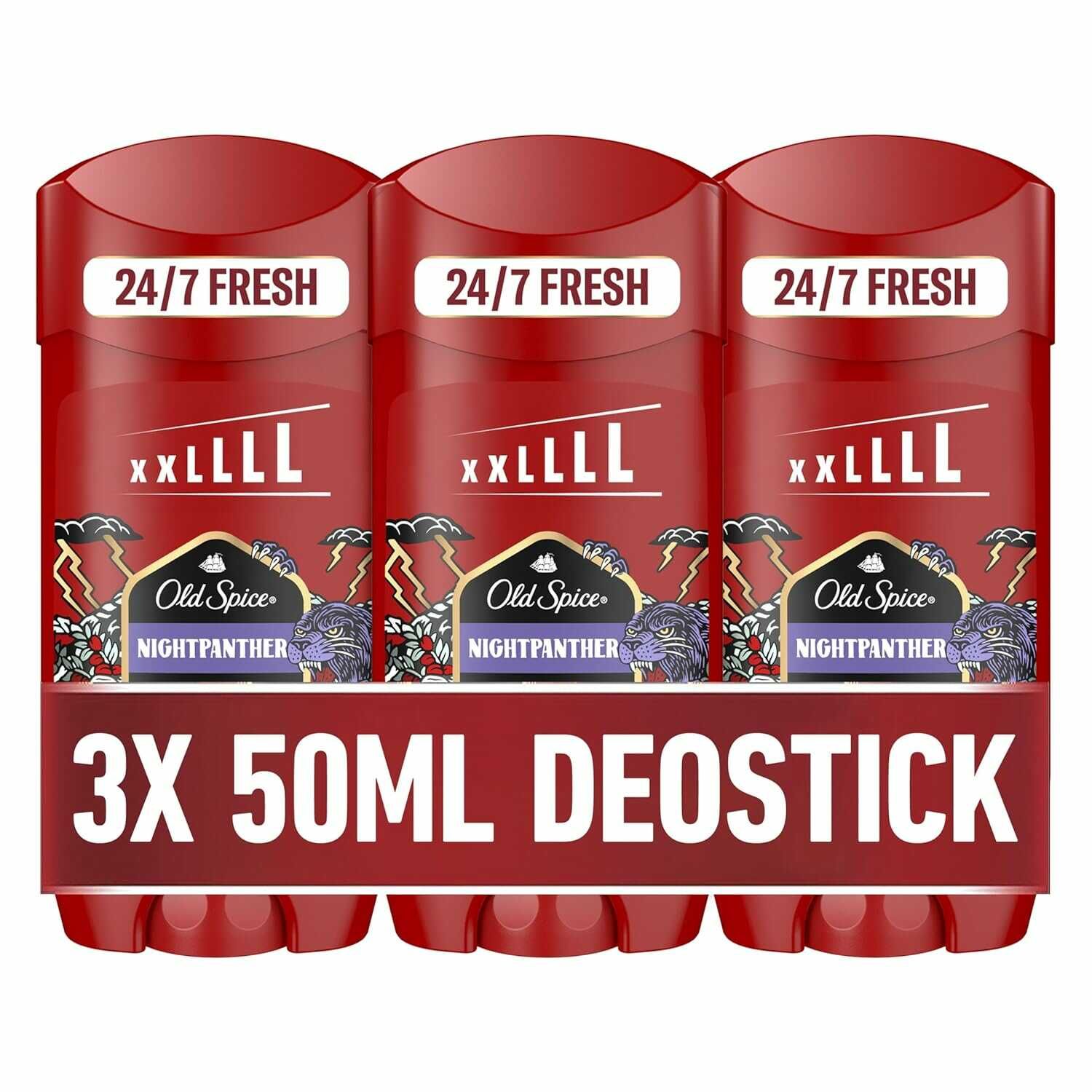 Old Spice Nightpanther oder Wolfthorn Deostick 3x85 ml   > im Spar Abo effektiv 1,57€ pro Stick