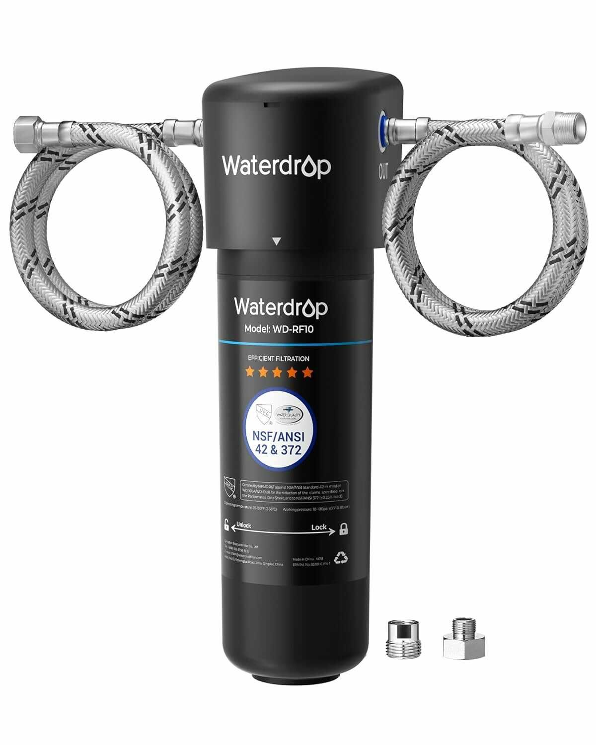 Waterdrop 10UA Untertisch Wasserfiltersystem, Direkter Verbinden mit Küchenhahn, 30.000 Liter Hohe Chlor-Reduktionskapazität für 52,49€ (statt 69,99€) Waterdrop 10UA Untertisch Wasserfiltersystem, Direkter Verbinden mit Küchenhahn, 30.000 Liter Hohe Chlor Reduktionskapazität für 52,49€ (statt 69,99€)