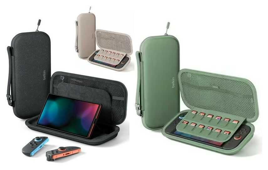 [Prime oder OTTO UP] BELKIN Konsolen Tasche Gaming Travel Case für Nintendo Switch 2 (in 3 Farben) je 15,49€ statt 19,95