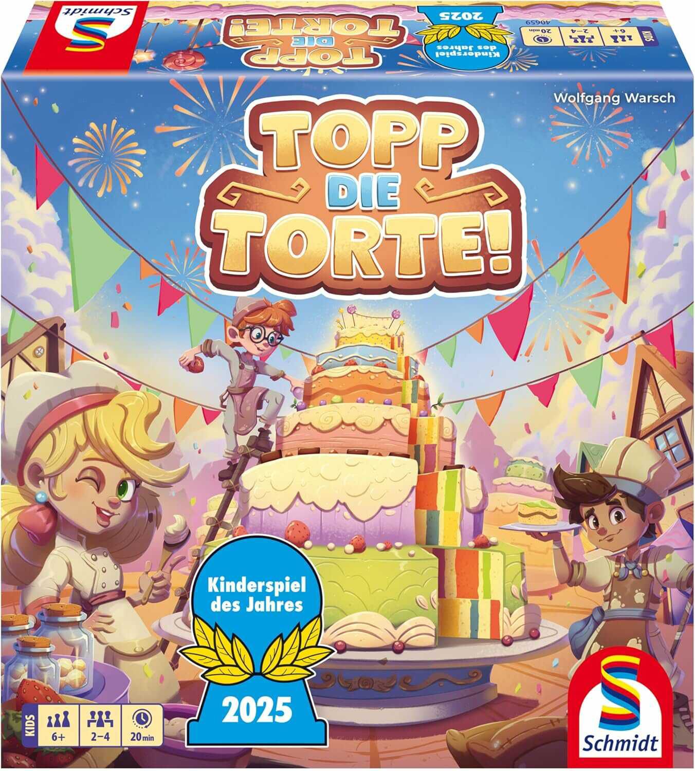 Schmidt Spiele Topp die Torte! – Kinderspiel des Jahres 2025  13,99€ statt 23,80€