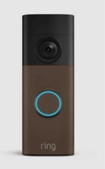 Ring Battery Video Doorbell (2. Gen.) Retinal 2K, matt mokka