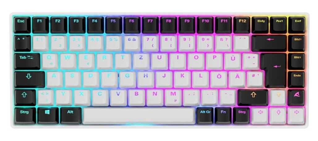 Sharkoon Skiller SGK50 S3 Weiß, RGB Gaming Keyboard   49,90€ statt 79,32€