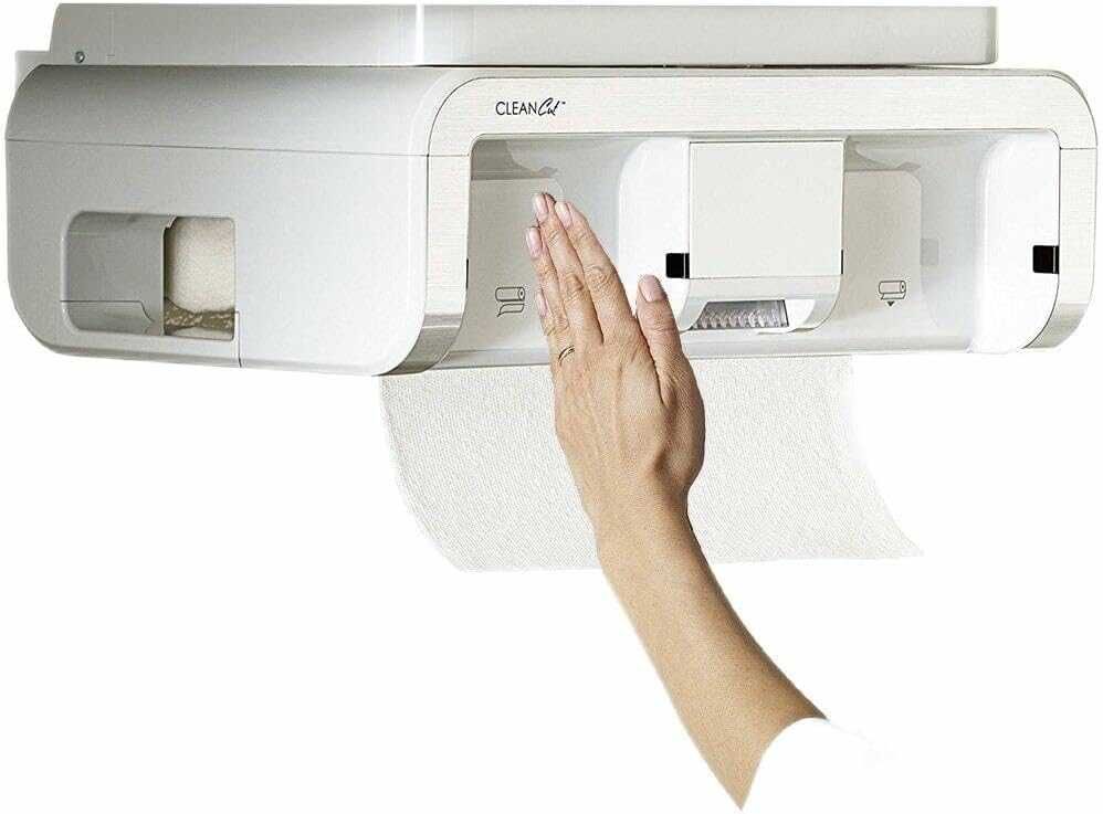 CleanCut automatischer Küchenpapierhalter mit Infrarot | Weiß